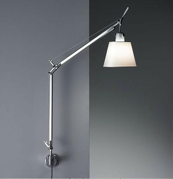 justerbar läsvägglampa