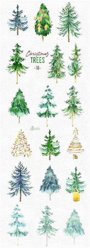 رسم شجرة رسم قلم رصاص أسود شجرة رسم شجرة عيد الميلاد الجميلة رسم بطاقة عيد الميلاد ، رسم شجرة اللون