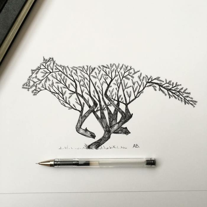 شجرة الحياة شجرة الكرتون رسم شجرة بلا أوراق رسم مجردة شجرة الثعلب