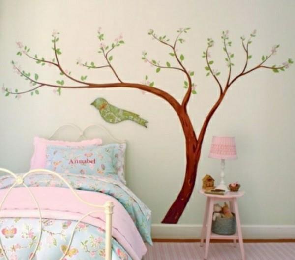 träd-vägg-dekoration-för-barnrum