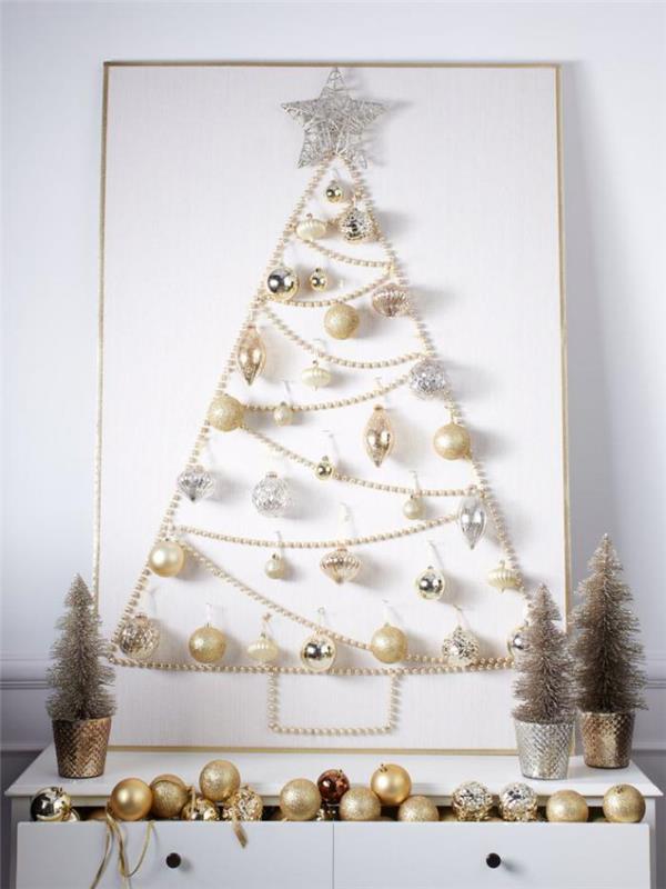 jedinečný-vianočný stromček-s-reťazcom-perál