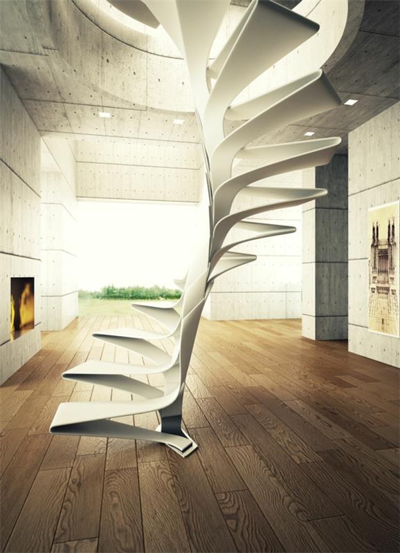 futuristisk-arkitektur-trappa