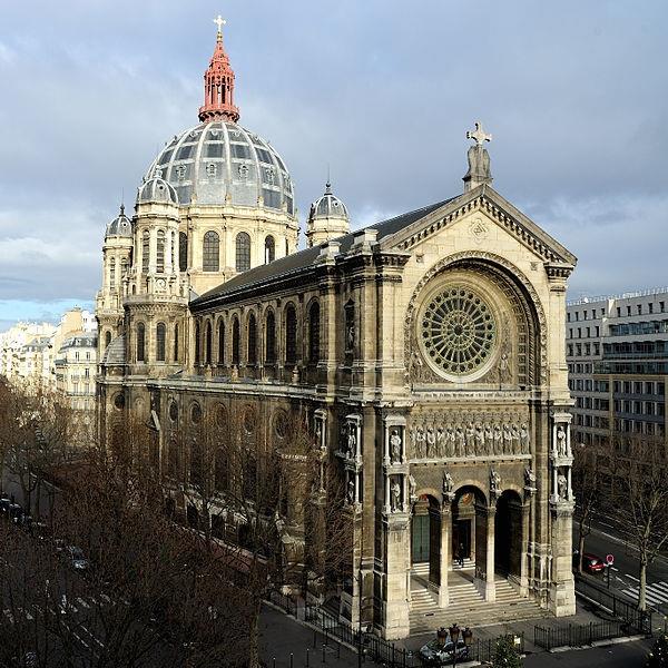 Haussmmannova architektúra-Saint-Augustin-Kostol-Paríž