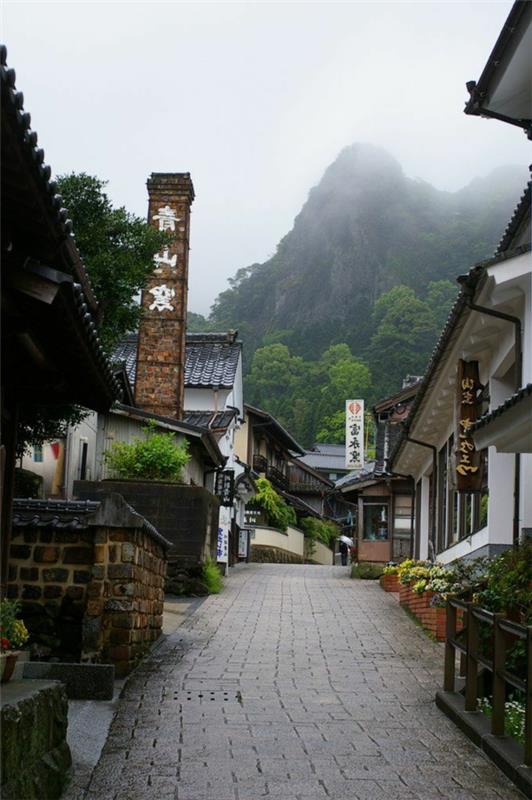 Japonská architektúra-dom-ulica