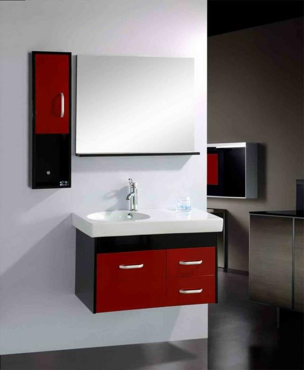 badrum-skåp-med-spegel-i-rött-och-svart