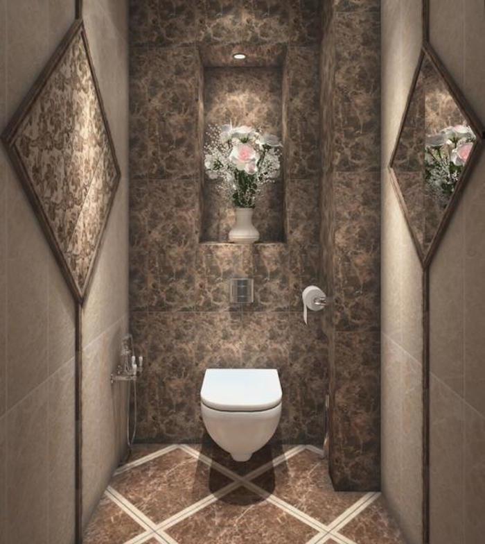 bagno-classico-decorazione-pareti-piastrelle-stile-barocco-tonalità-colore-scuro-eleganti