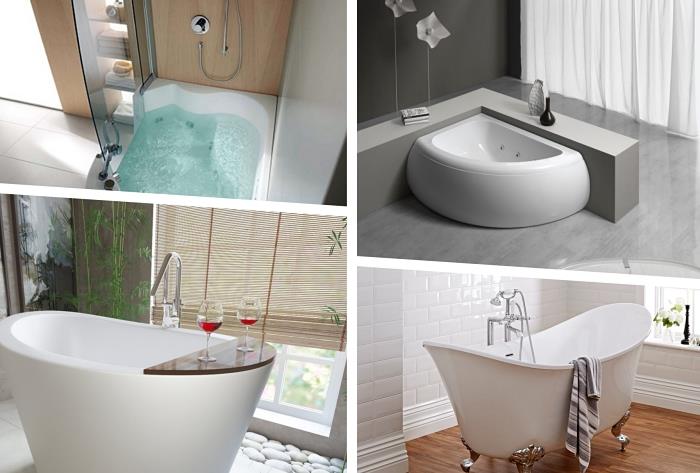 badkar modell med olika storlek och form för ett litet badrum, hörn badkar modell