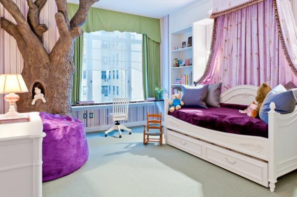 gauč-dekoratívne-nápady-do-detských-izieb-biela-posteľ-originál