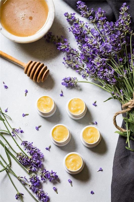 lavendel honung läppbalsam hur man gör lavendel diy kosmetika med lavendel