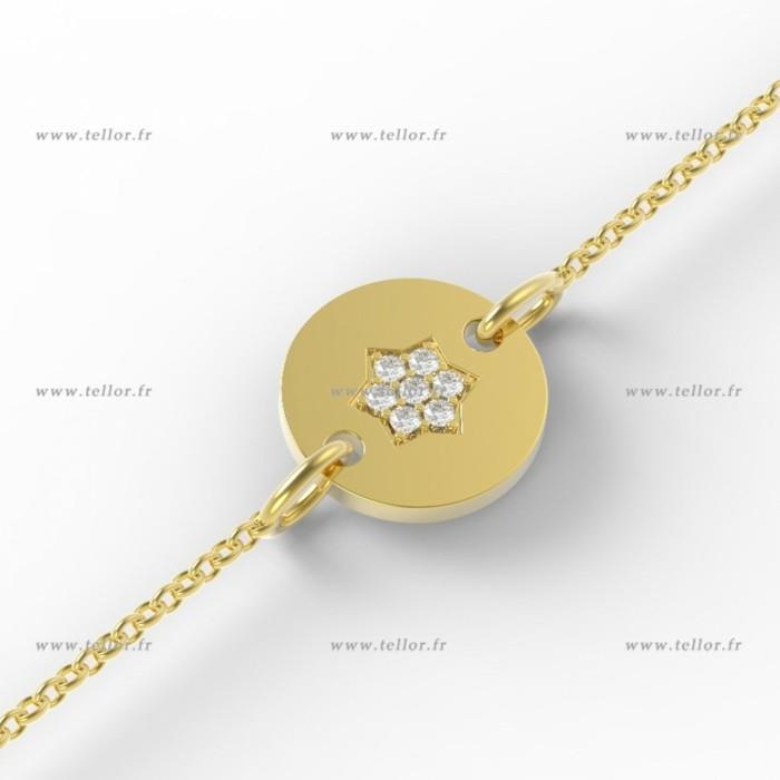tellor-sk-zmenená veľkosť-zlaté-šperky-dieťa-diamantový náramok
