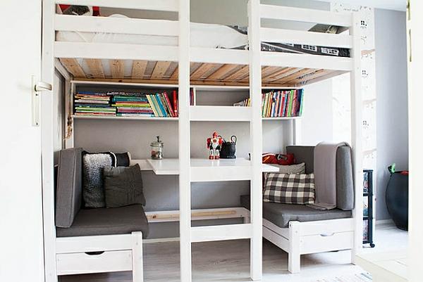 biely-design-na-medziposchodie-postel-na-stol-a