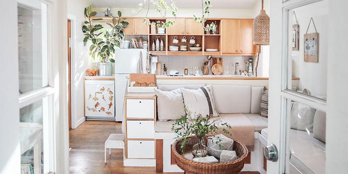 Nápady na kuchyňu pre malý dom, ktoré dodajú obývačke obývaciu izbu v škandinávskom štýle, farby na maľovanie, najlepšie nápady na kuchynské farby pre zelené rastliny