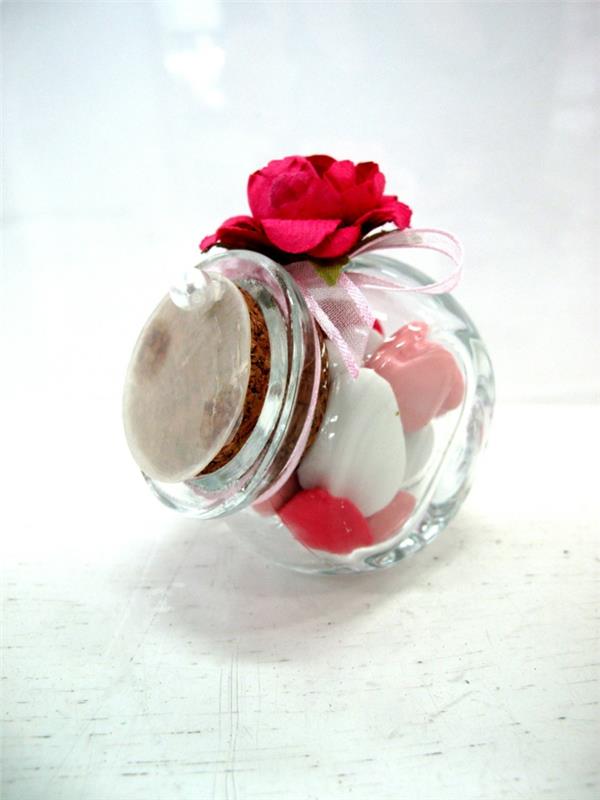 bonbón-svadba-pocukrované mandle-originál-sklenená-krabička-urob si sám-pekný-darček