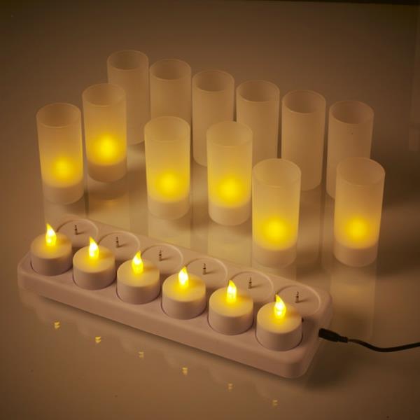 laddningsbara LED-ljus-batteriljus