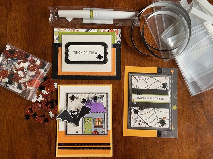 diy höst manuell aktivitet konst papper halloween kortteknik scrapbooking förnödenheter papper fladdermus