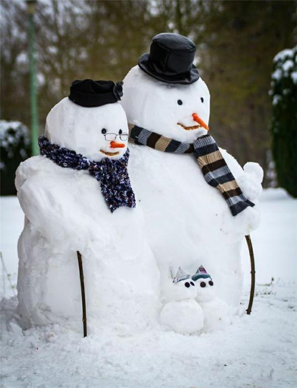 DIY-snehuliak-hlava-snehuliaka-rodina