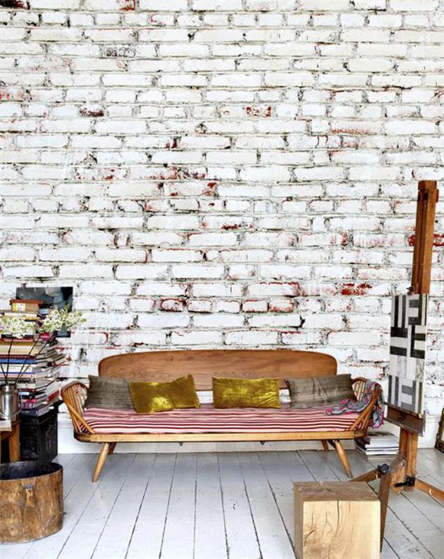 biela-tehlová-stena-obklad-tehly-vintage-sedačka