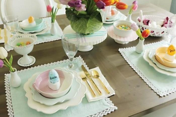 veľkonočný brunch-veľmi pekný nápad na ozdobu-váš veľkonočný stôl