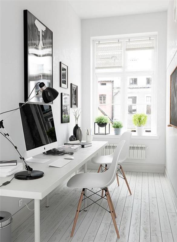 škandinávsky štýl-kancelária-doma-škandinávsky-dizajn