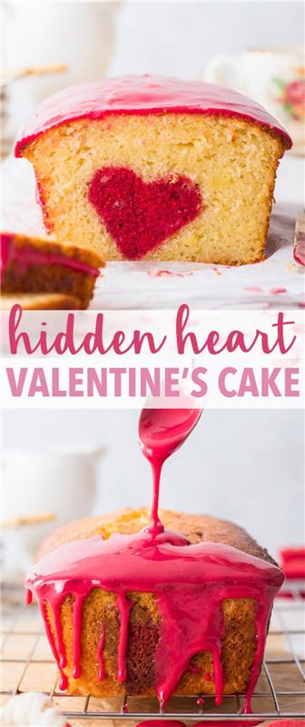 ľahký a rýchly recept na valentína, nápad na jemný vanilkový dezert so srdcom v strede