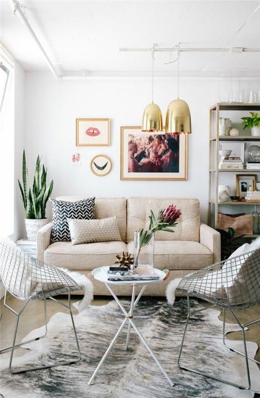 béžová sedačka-koberec-nápad-deko-farba-obývačky-obývačka-béžová-biela