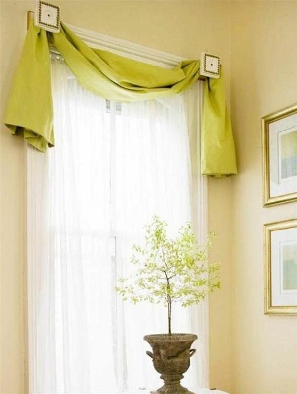 ستائر- en-vert-reseda-for-the-Curtain-of-a-large-window