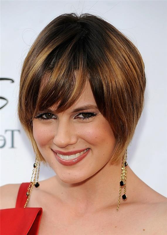 غرق قصير ، الانفجارات غير المنظمة ، Balayage مع إبرازات أخف