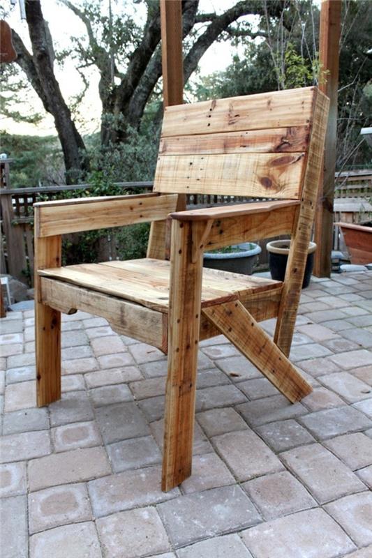 باليت - كرسي - منصة نقالة - كرسي - تصميم حديث - طبالي - اثاث