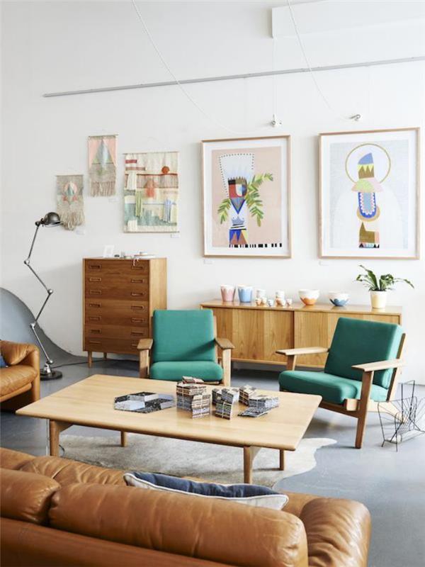 Škandinávsky-malá-obývačka-škandinávsky-drevený nábytok