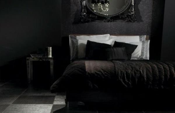 غرفة نوم كبار - أسود - قوطي