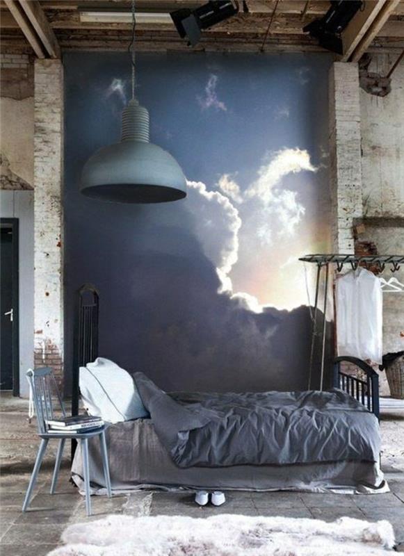 vuxen-sovrum-the-deco-sky-väggmålning