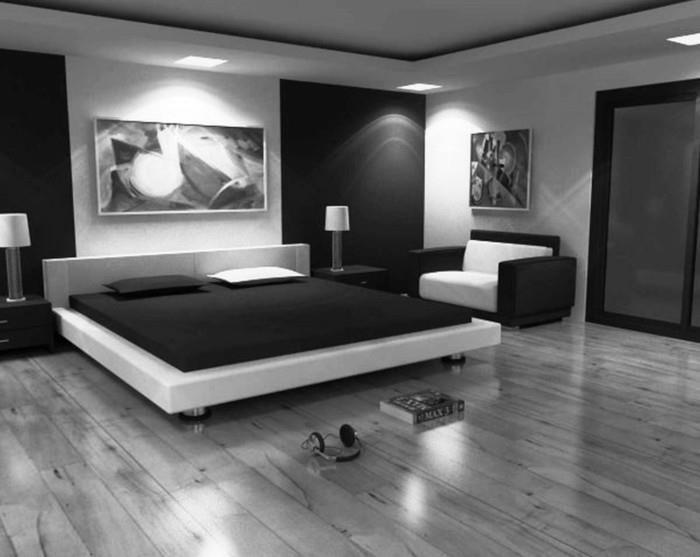 mörkt och vitt-sovrum-dekoration-vuxen-sovrum-deco-modernt-sovrum