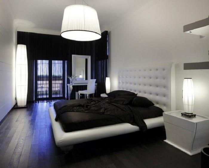röd-och-vit-svart-vit-möbler-svart-och-vit-sovrum-dekoration-vuxen-sovrum