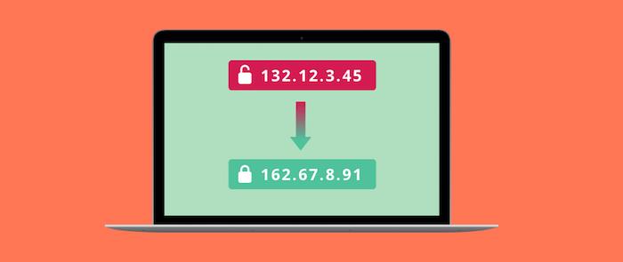 ändra ip -adressbild med VPN för att kryptera plats och kringgå censur och begränsningar