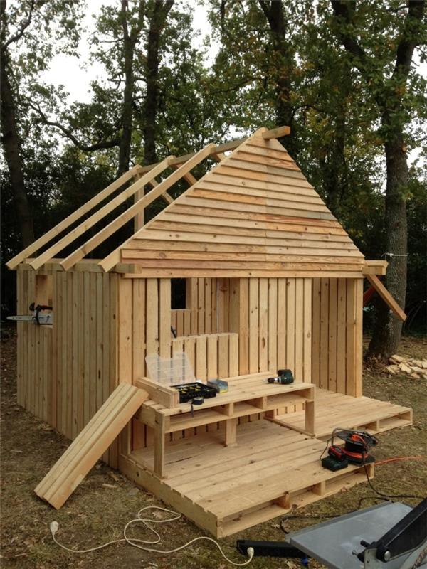 hur man gör ett DIY träskjul, exempel på byggnadsplan för ett trähus för trädgården