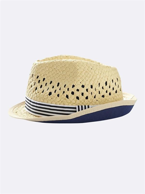 قبعة من القش - طفل - Cyrillus-1-borsalino-resized