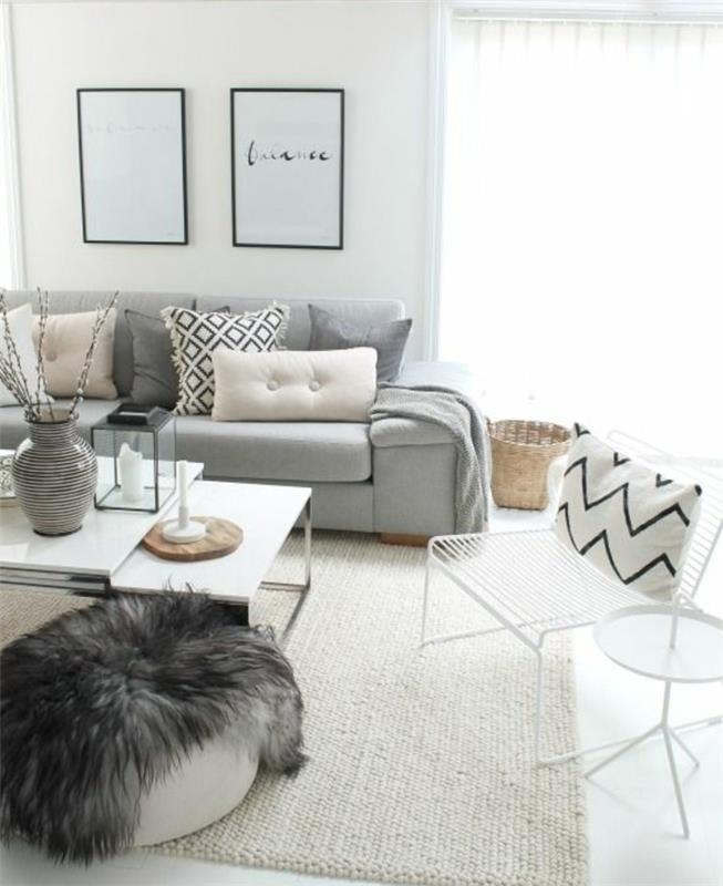 očarujúca obývačka-sivá-biela-farba-obývačka-biela-sedačka-perla-sivá-biela-hniezdiace-stolíky-nápad-dekor-salón-elegantná