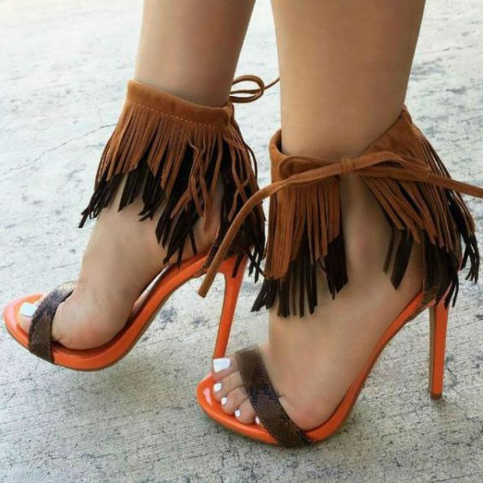 skor-med-fransar-sandaler-högklackad-orange-sula