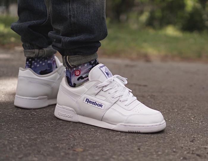 Nízke tenisky Reebok Workout Plus Blanc Royal