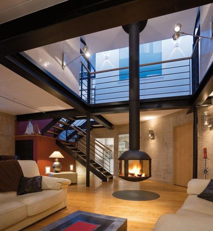ohnisko-ohnisko-krb-zavesené-krby-dizajn-schodisko-loft