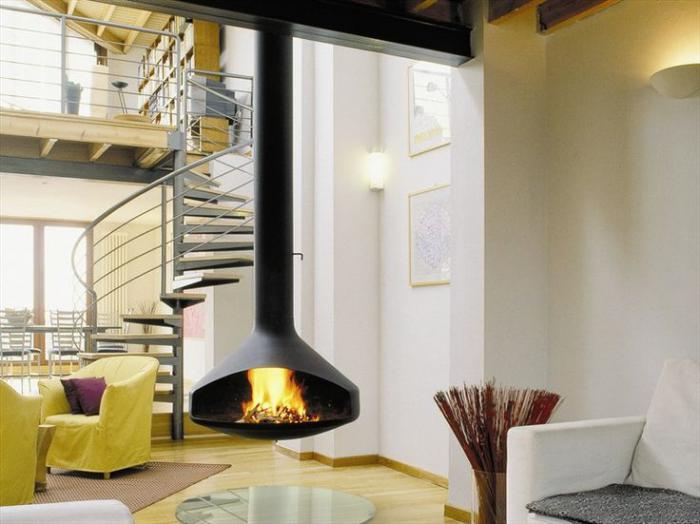 ohnisko-zavesené-loft-súčasné