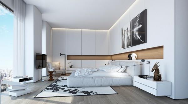 hängande-säng-ett-stort-vitt-sovrum-flytande-sängbord