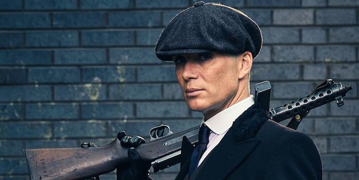 Obrázok Cillian Murphy v Tommy Shelby v novej sérii Peaky Blinders 5 na BBC 1 Netflix