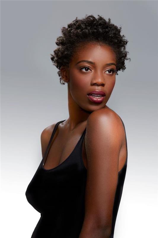 korta afrohåridéer och frisyrer för svarta kvinnor