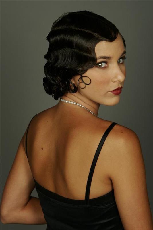 20s gatsby hackad frisyr hackat hår