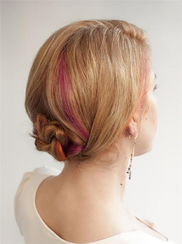 تصفيفة الشعر الزفاف - نصف - الشعر الطويل - فكرة - تسريحة الشعر - النصف الطويل - تسريحة الشعر - شقراء - Balayage - الوردي - تغيير الحجم