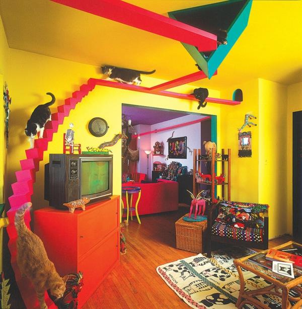 färg-deco-sovrum-för-huset-katten