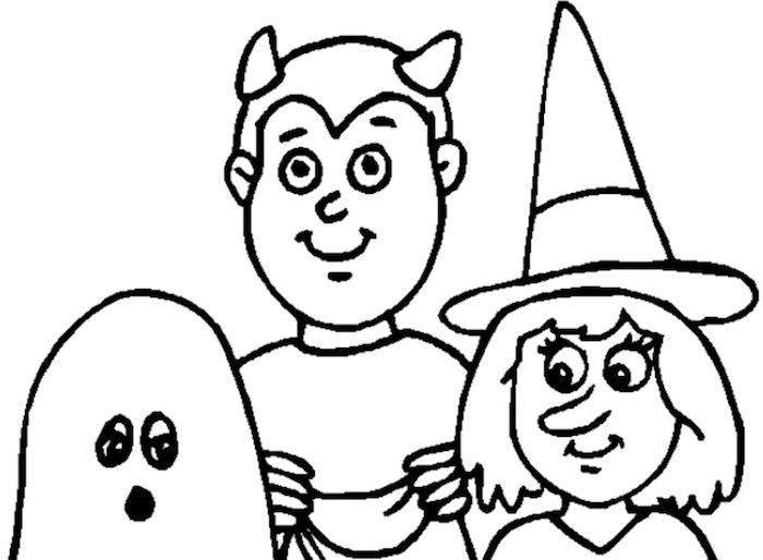 halloween häxa och spöke målarbok för barn