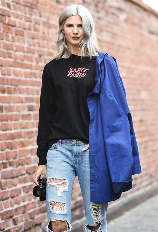 Swag kläder chic sport outfit swag sport outfit swagg image ripped jeans blus stor