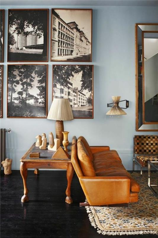 farby-v-obývačke-nápad-maľba-obývačka-sedačka-v béžovej koži